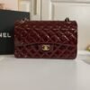 CHANEL Lambskin Shoulder Bag Crossbody Bag patent leather Handbag