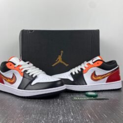 Air Jordan 1 Low GS “Flaming Swoosh”