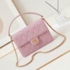 CHANEL Calfskin Shoulder Bag Crossbody Bag Handbag