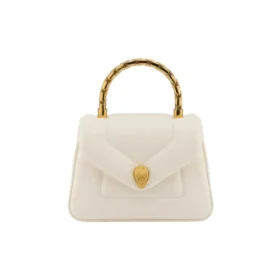 BVLGARI Serpenti Reverse Calfskin Shoulder Bag Crossbody Bag Handbag 3 colour