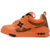 LOUIS VUITTON Skate Low Skateboard Men's Casual Sneakers Shoes Orange