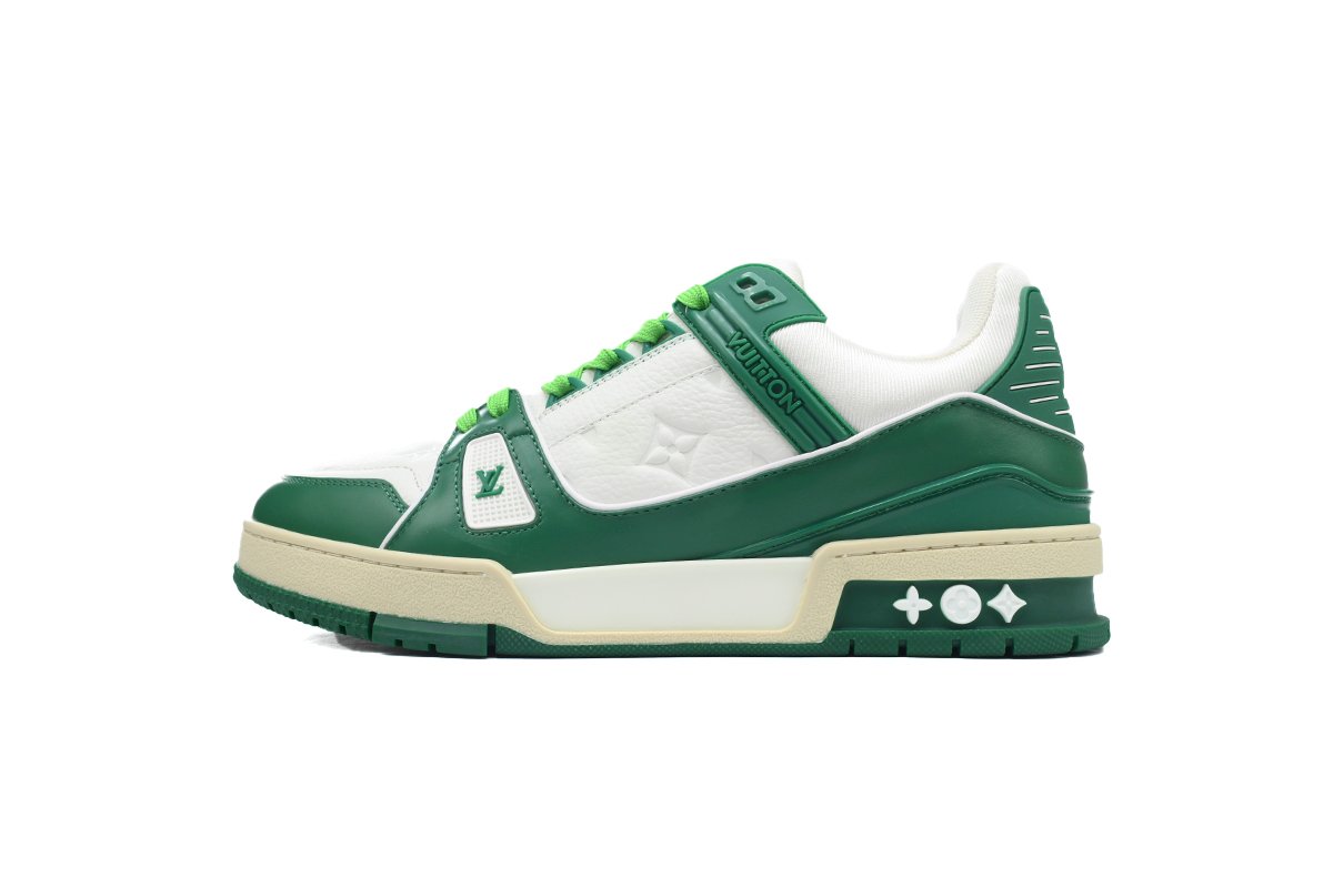 LOUIS VUITTON Skate Trainer Men's Sneakers Shoes green white