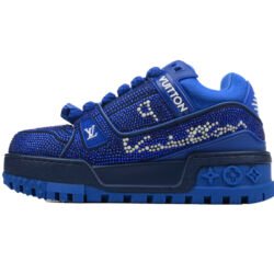 LOUIS VUITTON Trainer Maxi Little Chubby Ding Low Top Skateboard Shoes Men's Women's crystal