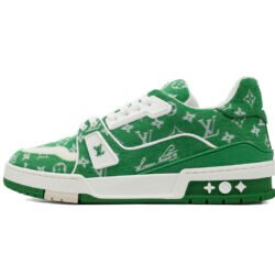 LOUIS VUITTON Skate Trainer Skateboard Men's Shoes Green
