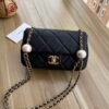CHANEL Calfskin Shoulder Bag Crossbody Bag Handbag