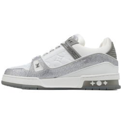 LOUIS VUITTON Trainer Low Top Skateboard Shoes Men's Women's crystal
