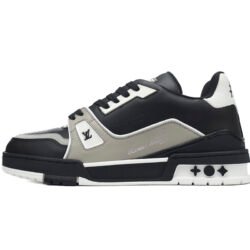 LOUIS VUITTON Trainer Low Men's Sneakers Shoes Black