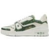 LOUIS VUITTON Trainer Low Men's Sneakers Shoes Green