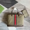 GUCCI cow leather  shoulder bag shopping bag tote bag