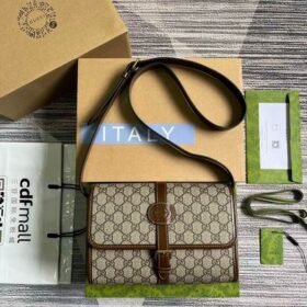 GUCCI Cowhide Shoulder Bag Handbag Crossbody Bag