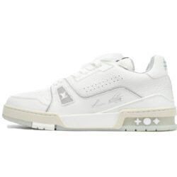 LOUIS VUITTON Trainer Low Skateboard Shoes Men's Women's white