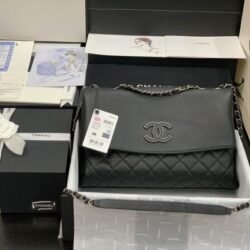 CHANEL Lambskin Shoulder Bag Crossbody Bag