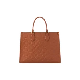 LOUIS VUITTON ONTHEGO Leather Jungle Bag Tote Bag Shopping Bag Shoulder Bag  M12775