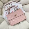 CHANEL Lambskin Shoulder Bag Crossbody Bag Handbag