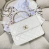 CHANEL Lambskin Shoulder Bag Crossbody Bag Handbag