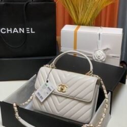 CHANEL Lambskin Shoulder Bag Crossbody Bag Handbag