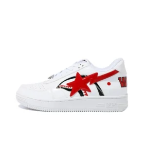 A Bathing Ape Bape Sta Low White Shark