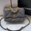 CHANEL Lambskin Gold tone Shoulder Bag Crossbody Bag Handbag
