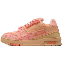 LOUIS VUITTON Trainer Low Skateboard Shoes Men's Women's Red