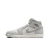 Wmns Air Jordan 1 Mid Se Neutral Grey Sail 'FQ7720-002
