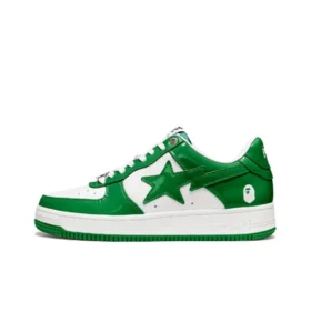 A Bathing Ape Bape Sta Low White Green 2 color