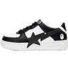 Bathing Ape Bape Sta Low Black And White Star