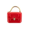 BVLGARI Mary Katrantzou X BVLGARI Textured Lambskin One Shoulder Handbags red