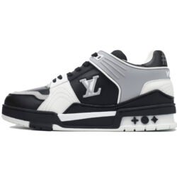 LOUIS VUITTON Skate Low Top Skateboard Men's Shoes Black