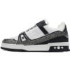 LOUIS VUITTON Trainer Low Top Skateboard Shoes Men's Women's crystal