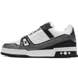 LOUIS VUITTON Trainer Low Top Skateboard Shoes Men's Women's crystal