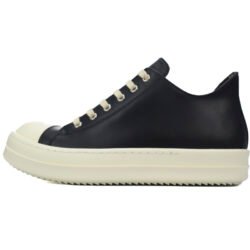 Rick Owens Low 'Black Milk' cowhide shoes