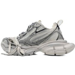 Balenciaga 3XL Sneakers  men's shoes Luminous Blue Canvas Whit