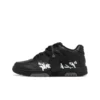 OFF-WHITE Out Of Leather Sneakers Men's Shoes Offic Black