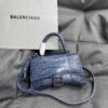 Balenciaga Crocodile Embossed Hourglass Top Handle handbag