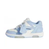 OFF-WHITE Out Of Leather Sneakers Men's Shoes Blue White