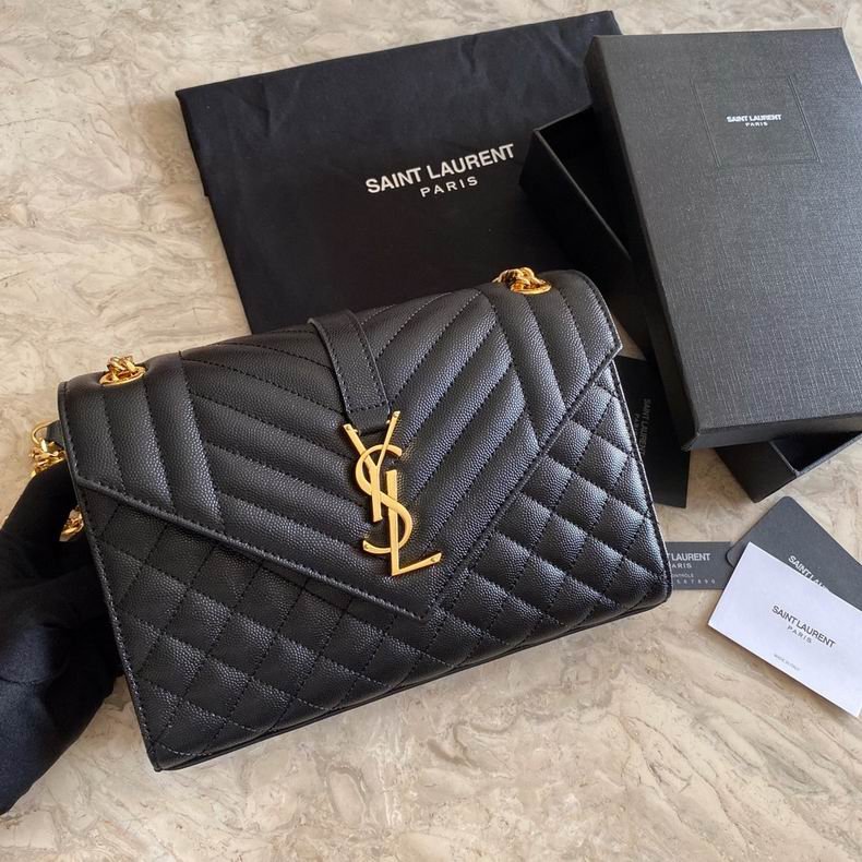 YSL SAINT LAURENT Calfskin Crossbody Bag, Shoulder Bag