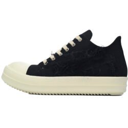 Rick Owens Slashed Low 'Black Milk'