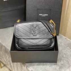 YSL SAINT LAURENT Niki Chain Strap Bag Calfski shoulder bag
