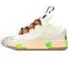 Lanvin Curb Sneaker Leather Sneakers Women's Men's Shoes Seven Color Painting