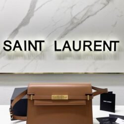 YSL SAINT LAURENT Manhattan Cowhide Shoulder Bags