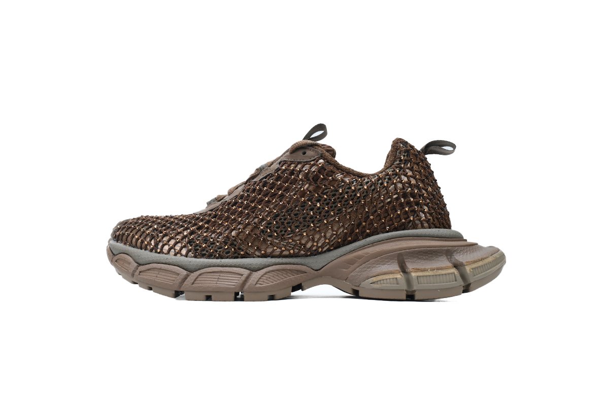 Balenciaga 3XL Sneakers men's shoes Coffee