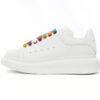 Alexander McQueen Oversized Sneaker men's women's shoes  Colored Ribbon