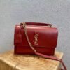 YSL SAINT LAURENT SUNSET Calfskin Handbag Shoulder Bag