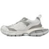 Balenciaga Runner 3XL Lace Up Sneakers White Gray