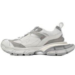Balenciaga Runner 3XL Lace Up Sneakers White Gray