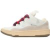 Lanvin Curb Sneaker Leather Sneakers Women's Men's Shoes Rice White