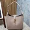 YSL SAINT LAURENT Cow Leather Hobo Bag Handbag