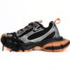 Balenciaga 3XL Sneakers  men's shoes  All Black Orange