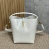 YSL SAINT LAURENT Cow Leather Hobo Bag Handbag
