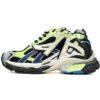 Balenciaga Runner  men's shoes Black Green